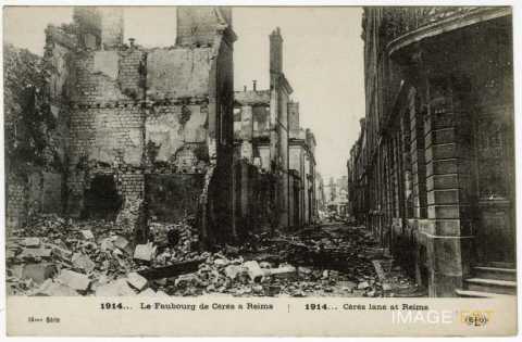 Le Faubourg de Cérès bombardé (Reims)